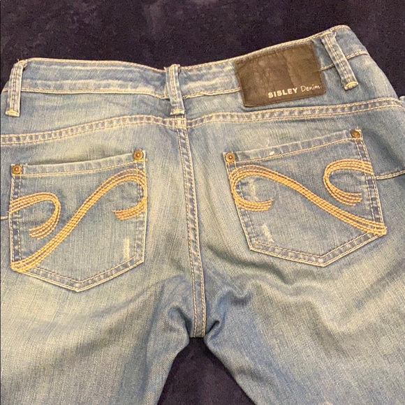 Sisley Stone washed Jeans size 27 - Picture 3 of 7